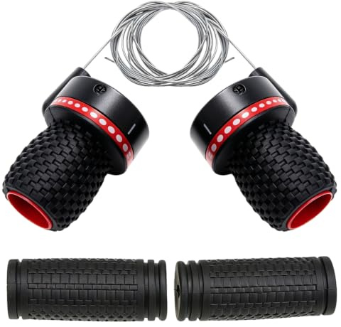 Bike Speed Shifter, Twist Grip Gear Shifters Bike Shifter Handle with Grips