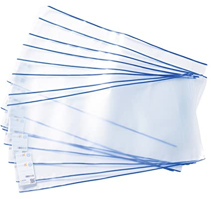 HERMA 7245 bokomslag 24,5 x 44 cm HERMÄX Classic, 10 stycken, bokfodral med märkningsetikett och kantskydd av avtorkbar polypropenfolie, bokskyddsset för skolböcker, transparent
