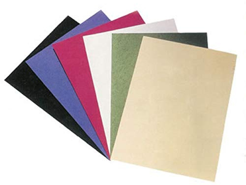 100 Rückwände/Deckblätter A4, CLASSIC - Leinenstruktur, weiß