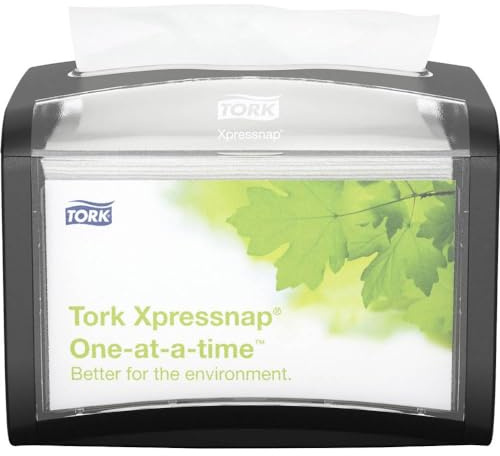 Tork SCA Xpres snap Signature Napkin Dispenser 623200, Black