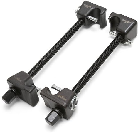 OEMTOOLS 25550 Macpherson 10.75 Inch Strut Spring Compressor, Set of 2 Universal Spring Compressor Tools, 9.75 Inch Maximum Safe Opening
