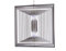 ILLUMINO Edelstahl Windspiel Quadratisch L, Windspiele für draußen hängend, Gartendeko für draußen, Fensterdeko hängend