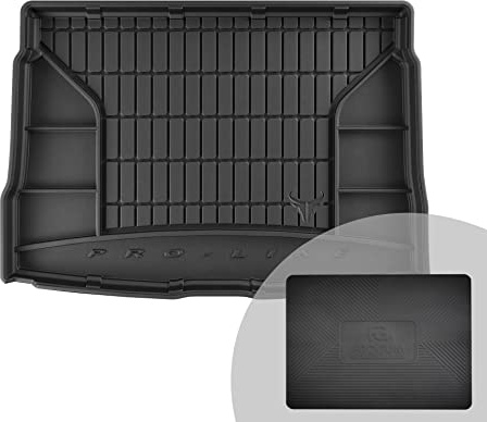 FROGUM ProLine 3D Gummimatte Exklusive Auto Kofferraummatte Kofferraumwanne für Volkswagen Golf VI 2008-2016 | Bequemer Organiser | Die höchsten Kanten