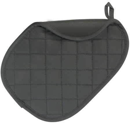 12 Inches Pot Holder with Hanging Loop, Oven Gloves Heat Resistant up to 500℉, Cotton Non Slip Silicone Potholders, Microwave Oven Gloves Machine Washable, Kitchen Accessories for Home Baking Cooking