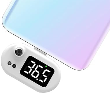 Medical Forehead Thermometer, Thermometer for Adults and Kids with LED Display Fever Alarm, Contactless Travel. (White) 11