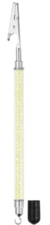 PATIKIL Strumento Assistenza per Braccialetti, Aiutante per i Braccialetti Indossare Soli, Attrezzo Fissaggio e Aggancio per Collane e Orologi, Giallo