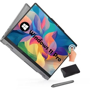Lenovo Ideapad 5i - Laptop con pantalla táctil 2 en 1 con bolígrafo digital | Intel Core 7 150U (>i7-1355U) | Pantalla táctil WUXGA de 14 pulgadas | Windows 11 Pro | Lector de huellas dactilares, KB