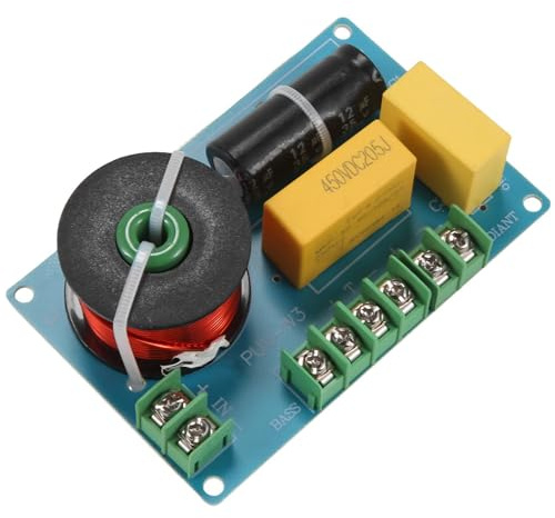 Janasiba Divisor de frecuencia de 3 vías de 200 W para altavoces de cine en casa