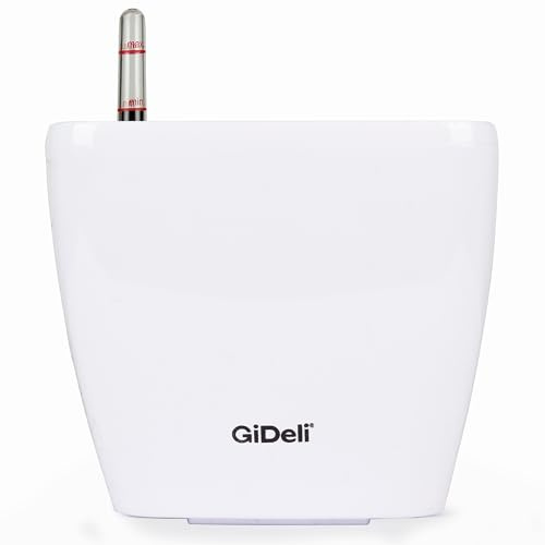 GiDeli Vaso autoirrigante - Vaso con sistema di auto-irrigazione con indicatore del livello dell'acqua - Vasi per fiori che proteggono da traboccamenti e decomposizione - Vaso per piante che fa