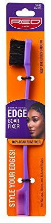 Red by Kiss Ultimate Edge Fixer Professional Boar Hair Brush (100% Boar Hair) (BSH25)