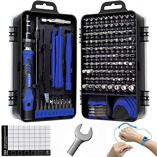 FANACAN Set Cacciaviti Precisione,Kit professionali con Cacciaviti Torx -Mini Cacciavite Ripara Occhiali, Adatto per iPhone, iPad, Switch, PS4, PC, Macbook,orologiaio