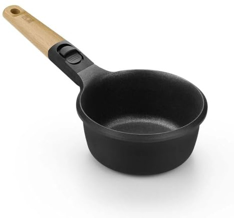 BRA Market | Cazo 16 cm, Aluminio Fundido con Antiadherente, sin PFOA, Apto para todo tipo de cocinas incluida Inducción