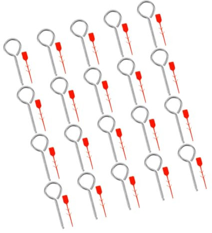 jojofuny 20sätze Teiliges Feuerlöscher Ersatz-sicherungsstifte Sicherheitsplomben Leicht Robust Einsetzbar Für Sichere Feuerlöscherverriegelung Und Zuverlässigen Brandschutz Zuhause