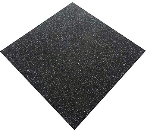 JLL Fitness Rubber Gym Floor Tiles, Heavy Duty, 8mm Thickness, Ideal for Garages and Other Home Use, 1x1 Meter Tiles