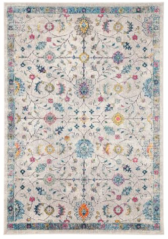 CarpetLiving*com Tappeto Moderno Orientale Multicolore Mamoo A - Design Tribale con Motivi orientali, Morbido, Antiscivolo e Facile da Pulire - Elegante per Salotto e Camera da Letto 150x80cm