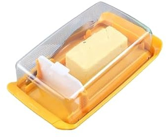 Multi-Function Cheese and Butter Slicer Storage Container with Transparent Lid and Stainless Steel Fork Easy to Clean for Block Cheese Cheese Slicers Cheese Cutter for Thin Cheese Slices