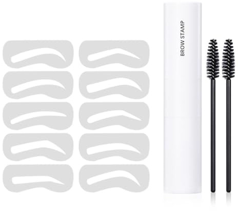 LIXSAZSE 1 ensemble de maquillage de poudre sourcil définit l'outil mise en forme Saint Valentin pour