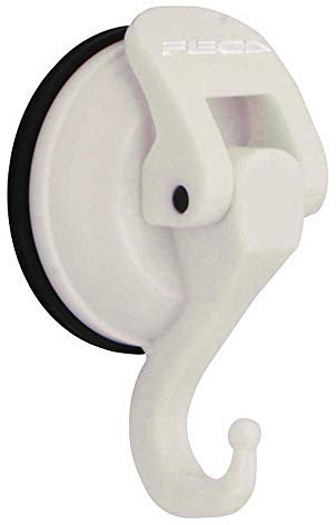 HAB & GUT -FC043V- Super starker Saugnapfhaken 4-kg-Haltekraft für Bad, Küche, Weiss, Handtuchhaken, Wandhaken