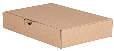 BB-Verpackungen 500 x Boîte carton grande lettre 240 x 160 x 45 mm (format A5, cannelure simple, résistante aux charges jusqu'à 15 kg) - Sets entre 25 et 4800 unités