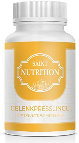 Saint Nutrition® GELENKTABLETTEN für Hunde und Katzen mit MSM, Grünlippmuschel Pulver, Kollagen und Teufelskralle – Gelenkkraft und Gelenkgesundheit für Ihr Tier – Gelenkschutz für Hund und Katze
