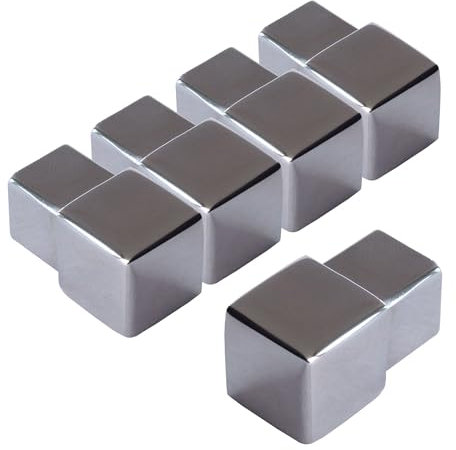 5X Dalsys End Cap Tile Trim 12.5mm Square Profile Polished Stainless Steel