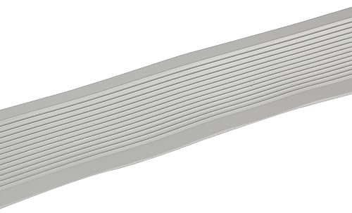 Profilo per bordi per scale autoadesivo, in PVC, larghezza 3/4/5/6/10 cm, flessibile, in PVC, per gradini interni ed esterni, strisce antiscivolo, impermeabili (5 cm)