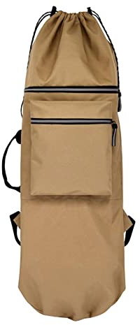 Skateboardväska,Skateboardväska,Skateboardväska Bärväska Axelväska Sportförvaringsväska(Khaki,84cmx32cm)