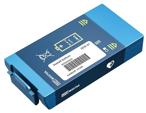 PIKESOUL M5070A Battery Compatible with Home/OnSite AED FRx HS1 Defibrillator Suitable for M5066A M5067A M5068A 861304 861305 Easy to Install DA-20060