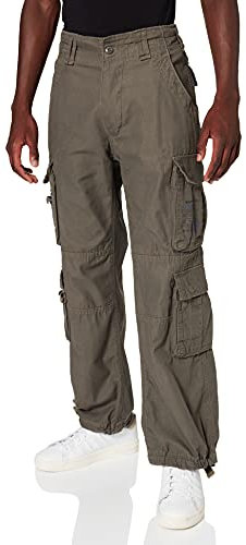 Brandit Pure Vintage Pants, Farbe: Olive, Größe: M