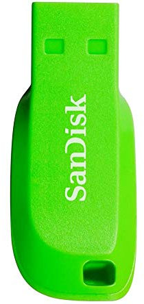 SanDisk SDCZ50C-016G-B35GE 16 GB Cruzer Blade USB Flash Drive - Electric Green