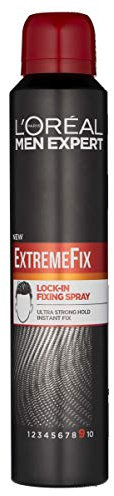 L'Oreal Men Expert Men's Hair Spray, Extreme Fix Lock-In Fixing Spray, 200 ml