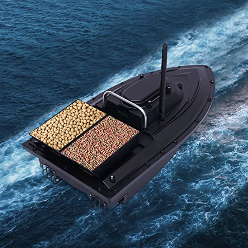 500m RC Fischköder 2 Motoren Fischerköder Boot Fisch Fernbedienung Futterboot