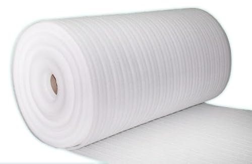 White Foam Underlay for Any Laminate/Real Wood Floor | Acoustic Flooring Underlay Multiple Sizes to Choose from on This Listing | 3mm Thick Floor Mat | 120cm Wide (9 m x 1.2m)