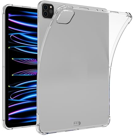 AKABEILA Hülle für Huawei MatePad Pro 12.2 2025 2024 Schlank Leicht Schutzhülle Transparente Weicher TPU Hülle mit Stoßfest Verstärkte Ecken