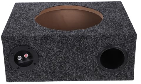 CALLARON Caisson de Basses 10 Pouces pour Voiture Caisson Subwoofer Ultra-Plat en Bois et Abs Système Audio Intégré pour Camion et Véhicule Simple pour Intérieur Automobile