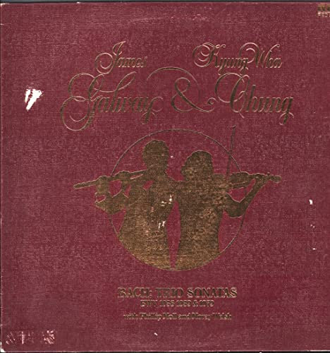James Galway , Kyung-Wha Chung , Johann Sebastian Bach With Phillip Moll And Moray Welsh - Drei Sonaten BWV 1038 - 1039 - 1079 - RCA Red Seal - RL 25280