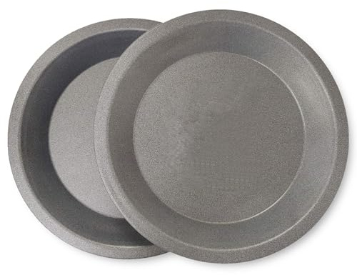 Samuel Groves 2X 9.5 (22cm) Apple Pie Tins, Superior Double Coated Non Stick, Made in England by Chabrias Ltd