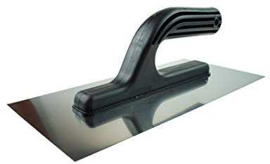 Glättekelle mit Kunststoffgriff 130 x 280 mm Rostfrei Kelle Traufel mit Kunststoffgriff IS-145