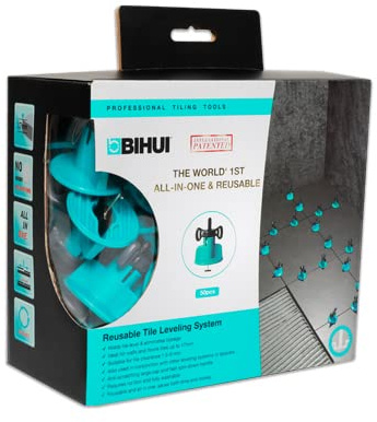 Reusable Tile Levelling System - T-Spin by Bihui (box of 50)