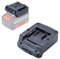 Rozlchar Adapter Konverter Kompatible für for Einhell 18V Li-Ion Akku auf für for Bosch GBA 18V Li-Ion Elektrowerkzeug Akku (Keine Batterie)