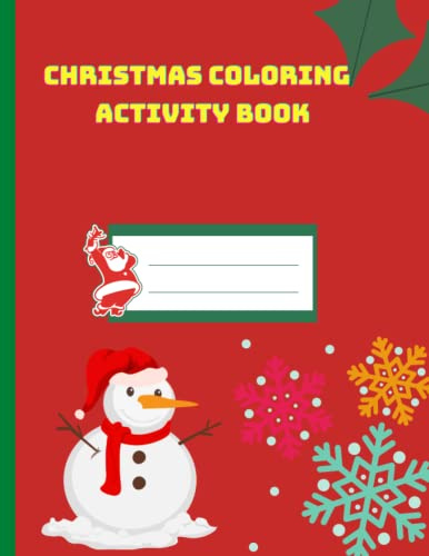CHRISTMAS COLORING ACTIVITY BOOK