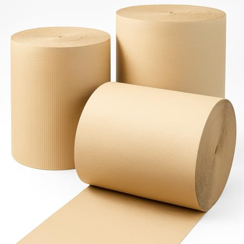 Corrugated Cardboard Paper Roll 75 Metres (Width 150mm)