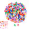 200 Stück Ballon Knotenhilfe, Ballonverschlüsse, PVC Luftballonverschlüsse, Farbe Luftballon Schnur, für Balloons, Helium Balloon, Ballonband, Ballon Halter, Hochzeit, Luftballons Girlande