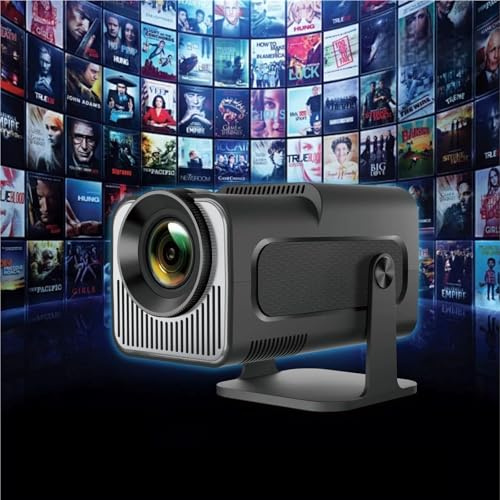 HY320 Mini Smart Projektor 4K Android 11 Dual Wifi6 200 ANSI Allwinner H713 BT5.0 1080P 1980 * 1080P Hemmabio Utomhusprojektor