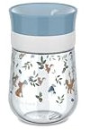 Mepal - Trinklernbecher 360° Mio Little Dutch - Auslaufsicher - 360 Rand ermöglicht das Trinken von jeder Seite - Intelligenter Deckel schließt sich, wenn das Trinken aufhört - 300 ml - Forest Friends