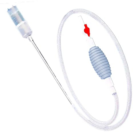 Aquarium Vacuum Gravel Cleaner - Portable Fish Tank Siphon Pump, Easy And Water For Betta, Shrimp, Guppy, Turtle, Reptile | Home Maintenance Kit, Quick Drain Clean System