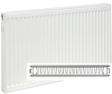 Prorad 421608 Radiator Type 21 Double Panel Single Convector, White, 600 x 800 mm