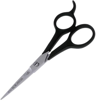 TWEEZERMAN Haarschere (Profi Friseur Schere, SPIRIT 2000, Rostfreier Edelstahl mit Extra Scharfen Klingen, Präziser Schnitt), Silber