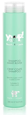 YUUP! - Shampoo Hunde und Katzen raues Fell, 250 ml, Hundeshampoo speziell für rauhaarige Rassen, reinigt gründlich ohne das Fell weich zu Machen