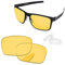 PapaViva Lentes de repuesto y almohadillas nasales para Oakley Holbrook Metal OO4123, Crystal Yellow, Holbrook Metal